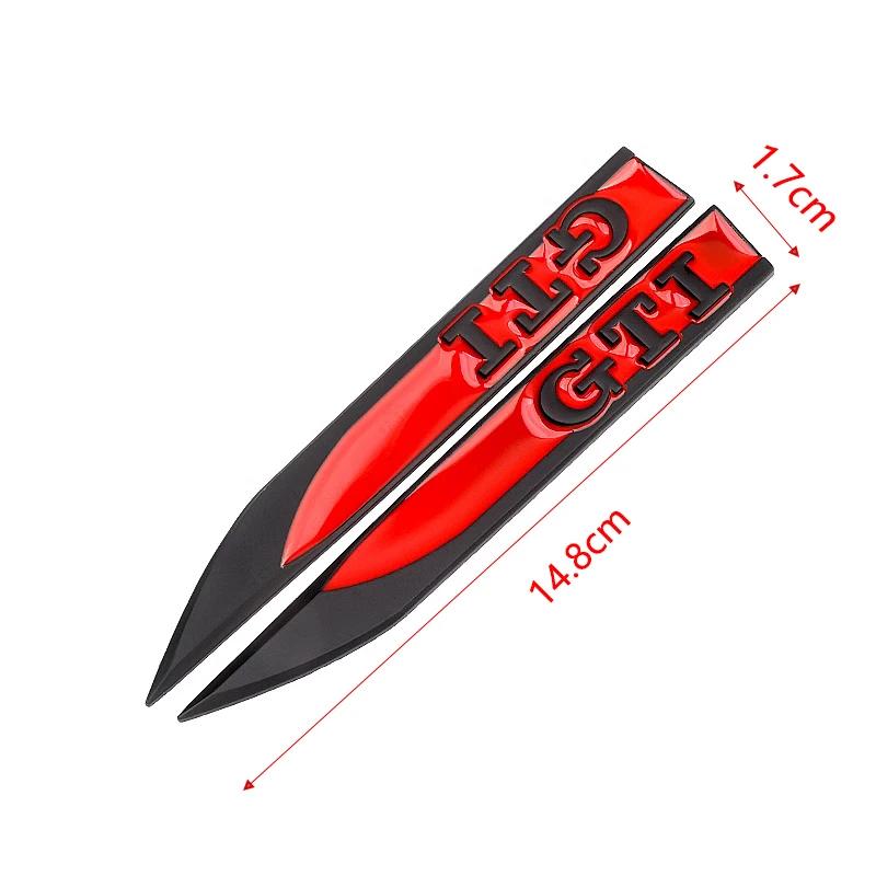 2026 New For VW VOLKSWAGEN Metal Sticker GTI Fender Side Emblem for VW Golf 2 3 4 5 6 7  GTI MK2 MK3 MK4 MK5 MK6 MK7 MK8 Fender