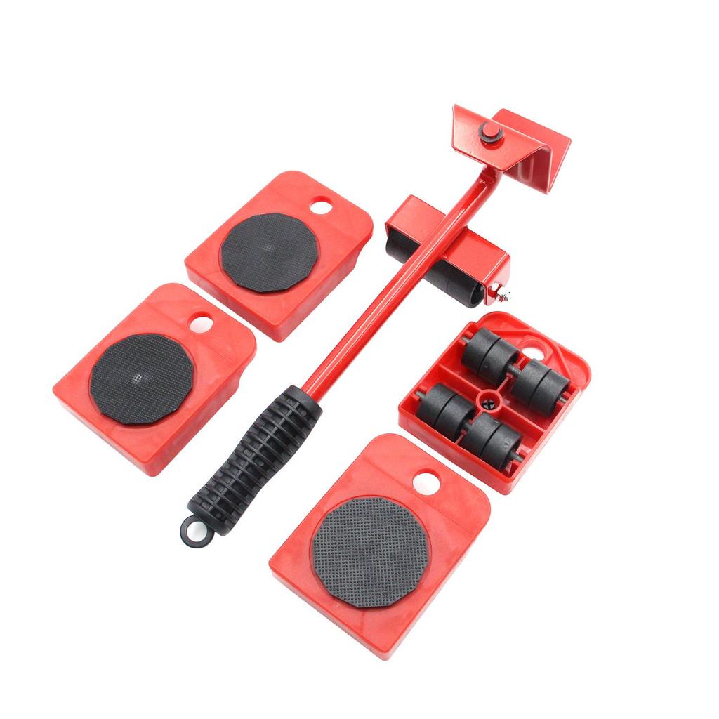 5-Piece Heavy Object Moving Kit - Household Transport Tools Set