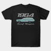 Asian Size Men Print T-shirt Surf Wagon-Azure Aqua No-Cut Heat Transfer Print Cotton Tshirt