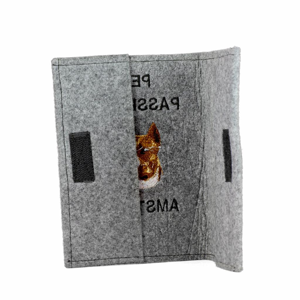 American Staffordshire Terrier, Amstaff - Dog Passport Case, Document Case, Gift for the Traveller from the Art-Dog Brand
