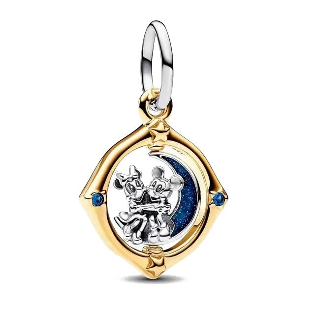 Hot Sell MINISO Disney 925 Silver Animals Mobilization Charms Beads Hot Original Bracelet Trinkets DIY Jewelry Women
