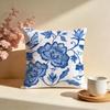 Elegant Peony Pattern Cushion Cover Soft Pillow Cases for Home Bedroom Living Room Sofa