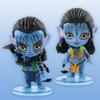 Avatar 2 Na'vi Charakter Figuren Set Cartoon Jake Neytiri Puppen PVC Material Sammlerspielzeug Schreibtisch Display Dekoration Geburtstagsgeschenk