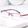 Women Myopia Glasses Ladies Half Frame Anti-blue Light Prescription Glasses Lentes Men Finished Eyewear -0.5 To -6.0 Gafas