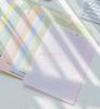 2pcs Light Colored Swinging Folder,student Specific Test Paper Clip, Writing Pad, Transparent Test Paper Storage Bag,