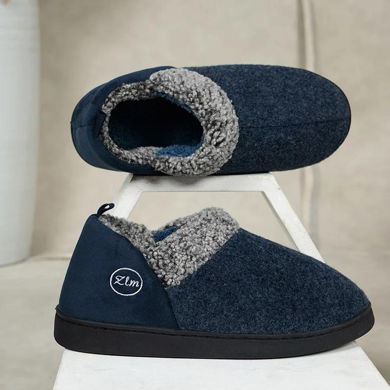 Fashion Winter Thicked Plush Ankle Boots Women 2025 Slip-On Non-Slip Warm Short Boots Woman Comfort Soft Sole Casual Cotton Shoes Female
