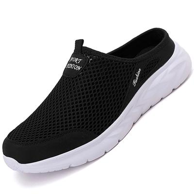 Nuovi Mocassini Casual Uomo Estivi Mezze Scarpe Pantofole Ciabatte Scarpe Slip-on Uomo Mesh Traspirante Morbide Comode Scarpe da Uomo