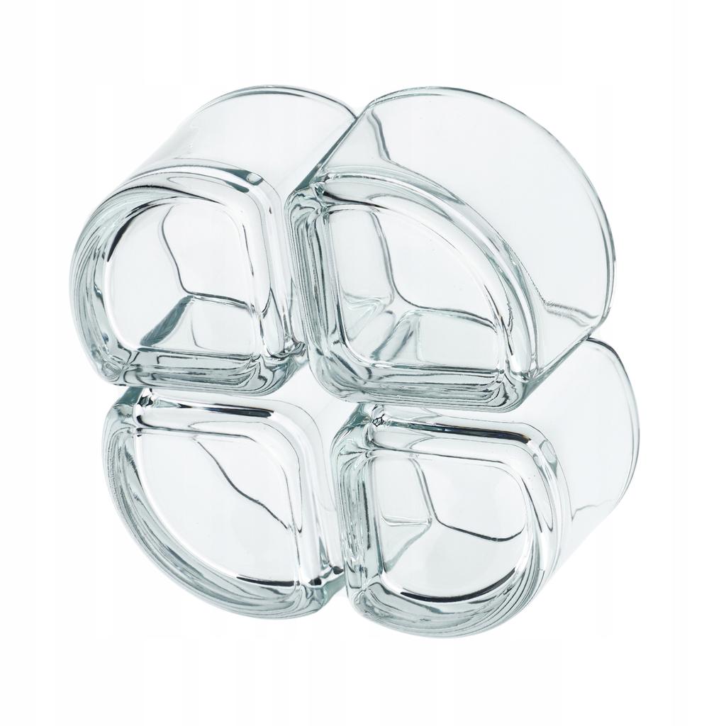 KADAX miseczki Salaterki Szklane Na Przekąski Sos Dip Zestaw
