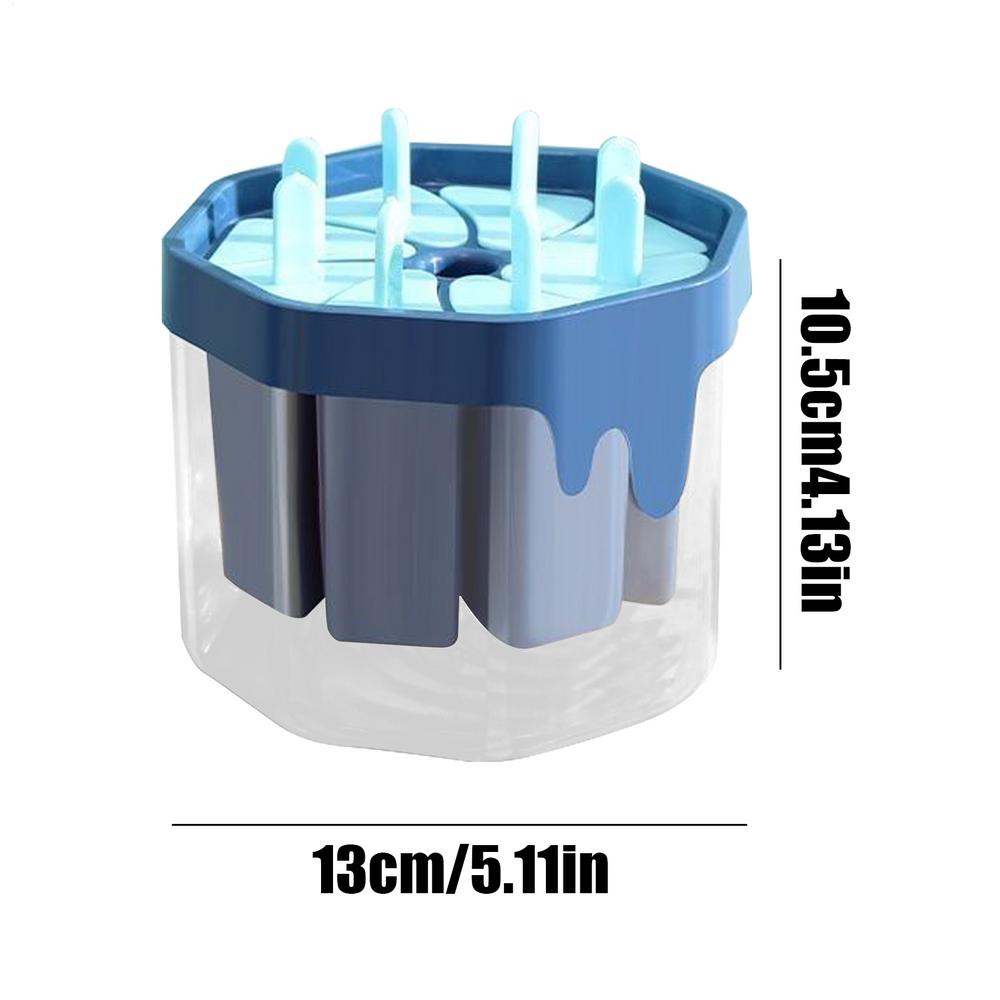 Popsicles Molds Silicone 8 Cavity Popsicles Trays Freezer,Homemade Ice Cream Molds Large Ice Pop Maker Reusable Ice Lolly Mould