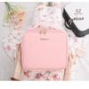 Large Capacity Makeup Bag with Lighted Mirror - Portable Travel Cosmetic Organizer