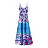 Fashion Women's Loose Casual Summer Print Pocket Sling Sleeveless Dress