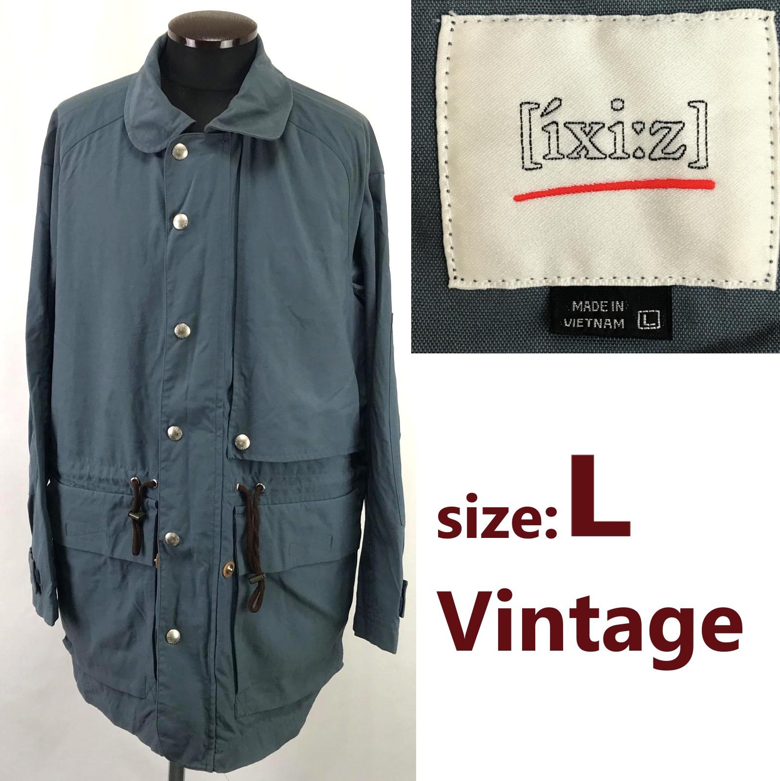 

ixi:z Nylon Blouson Blue Men s L(USED)