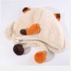 Furry Ears Plush Winter Hat for Women Girl Warm Comfortable Unisex Earflap Cap for Skiing Camping Daily Outdoor Use