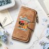 Retro San Francisco Printed Long Wallet Casual Multi Card Slot Zipper Purse 