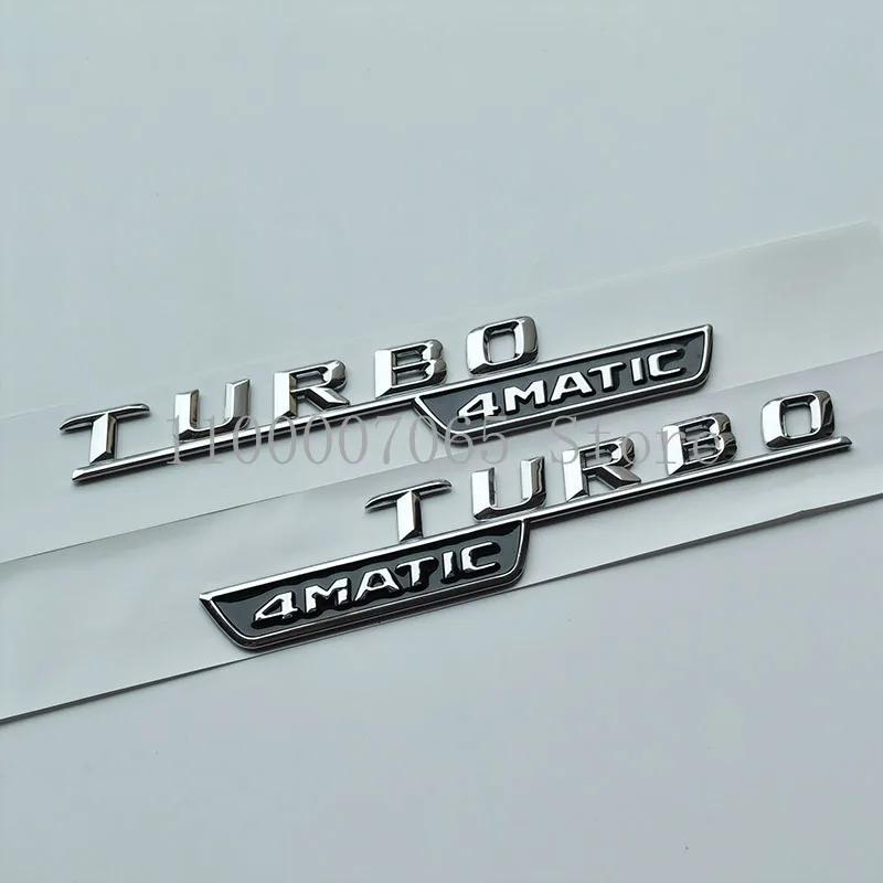 AAUB1 New2015 Lettres Chromées A45 Turbo 4matic Emblème ABS Supérieur Pour Mercedes Benz AMG Plaque Signalétique De Coffre De Garde-bo
