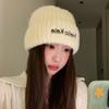 2025 New Alphabet Embroidery Fashion Hat Wool Hat Foreign Knitted Hat Premium Warm Versatile Cold Hat