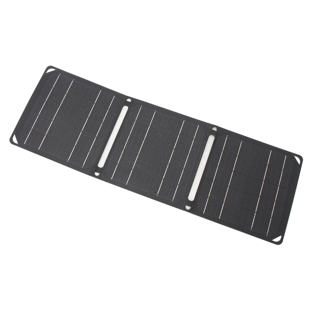 Faltbares Solarpanel 20W IPX4 Wasserdichtes Tragbares Ladegerät 5V 9V 2A mit 2 USB-Ausgängen für Outdoor