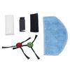 Sweeper Filter Side Brush Mop Cloth Efficient Washable Reusable Sweeper Accessories Kit for Laresar