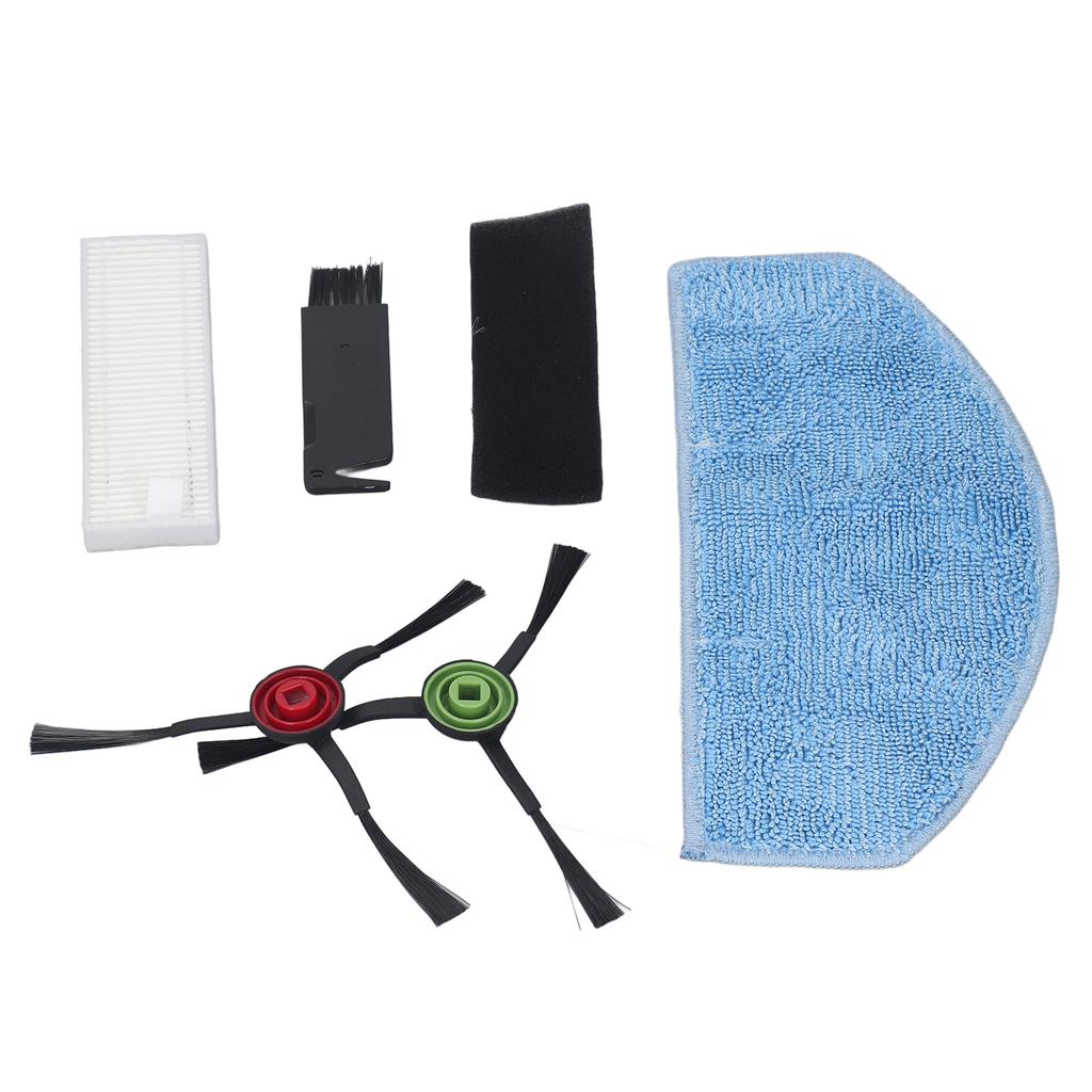 Sweeper Filter Side Brush Mop Cloth Efficient Washable Reusable Sweeper Accessories Kit for Laresar