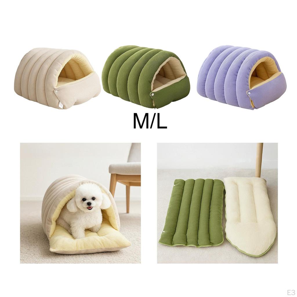 Bed Pet House Removable Hideaway Comfortable Soft Cat Nest for Indoor Cats Sleeping Resting