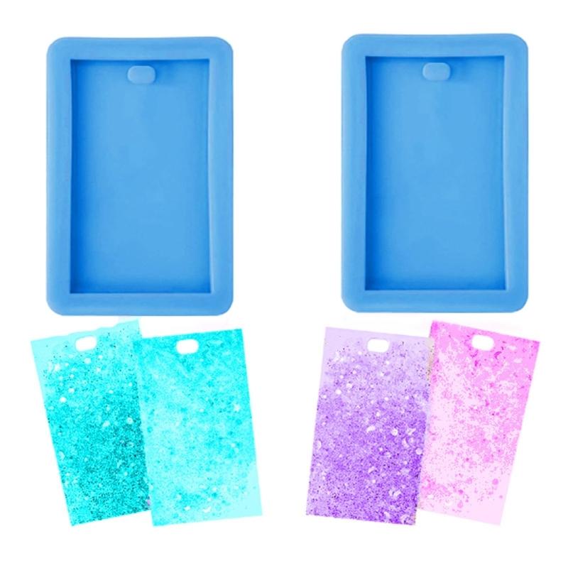 Diy Crystal Epoxy Mold Silicone Mold for Pendant Label Shape Mirror Craft Mold Silicone Mould Jewelry Making Tool