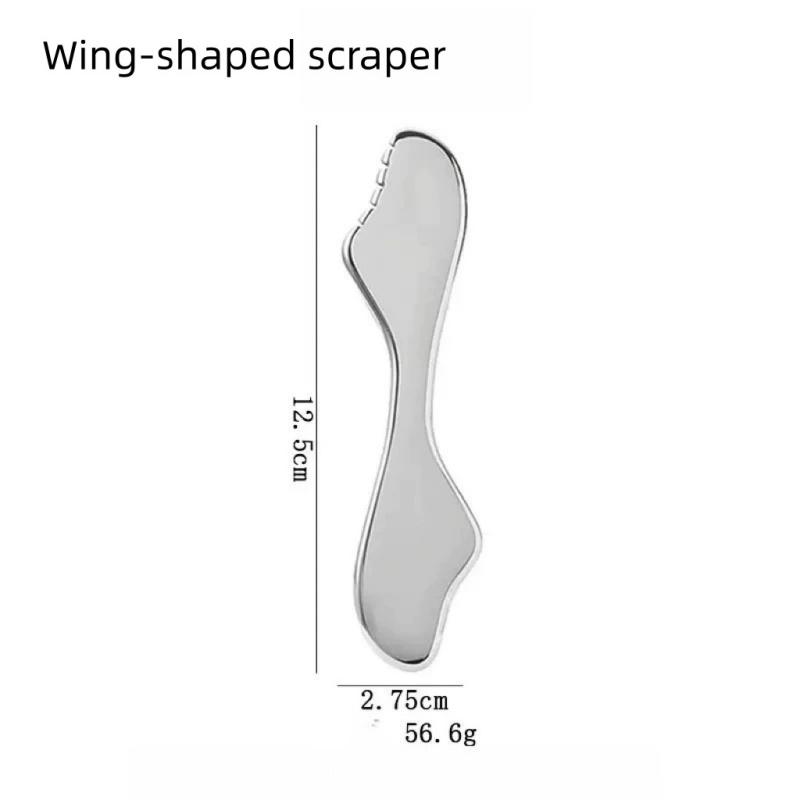 

1/3/5/8pcs mix Stainless Steel Facial Scraping Tool Metal Scraper for Light Coffee Color Care Used for Body and Eye Massage