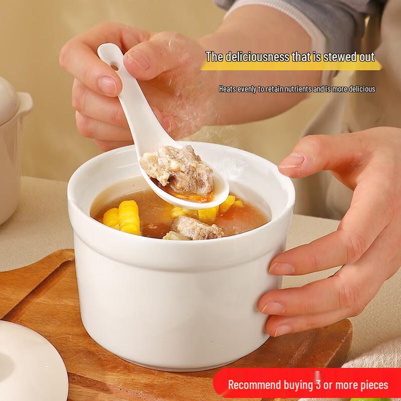 Ceramic Double Boiler Stew Pot