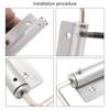 Automatic Door Closing Hinges Sturdy Stainless Steel Safety Spring Door Closer Easy Installation for Hinged Door