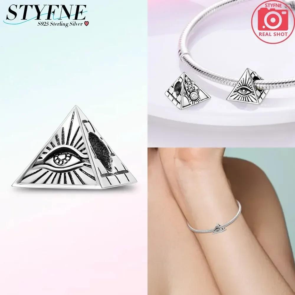 Charmscopperdesert Series Pyramid Mummy Bead For Women Diy Bracelet Necklace Original Charms For Jewelry Making