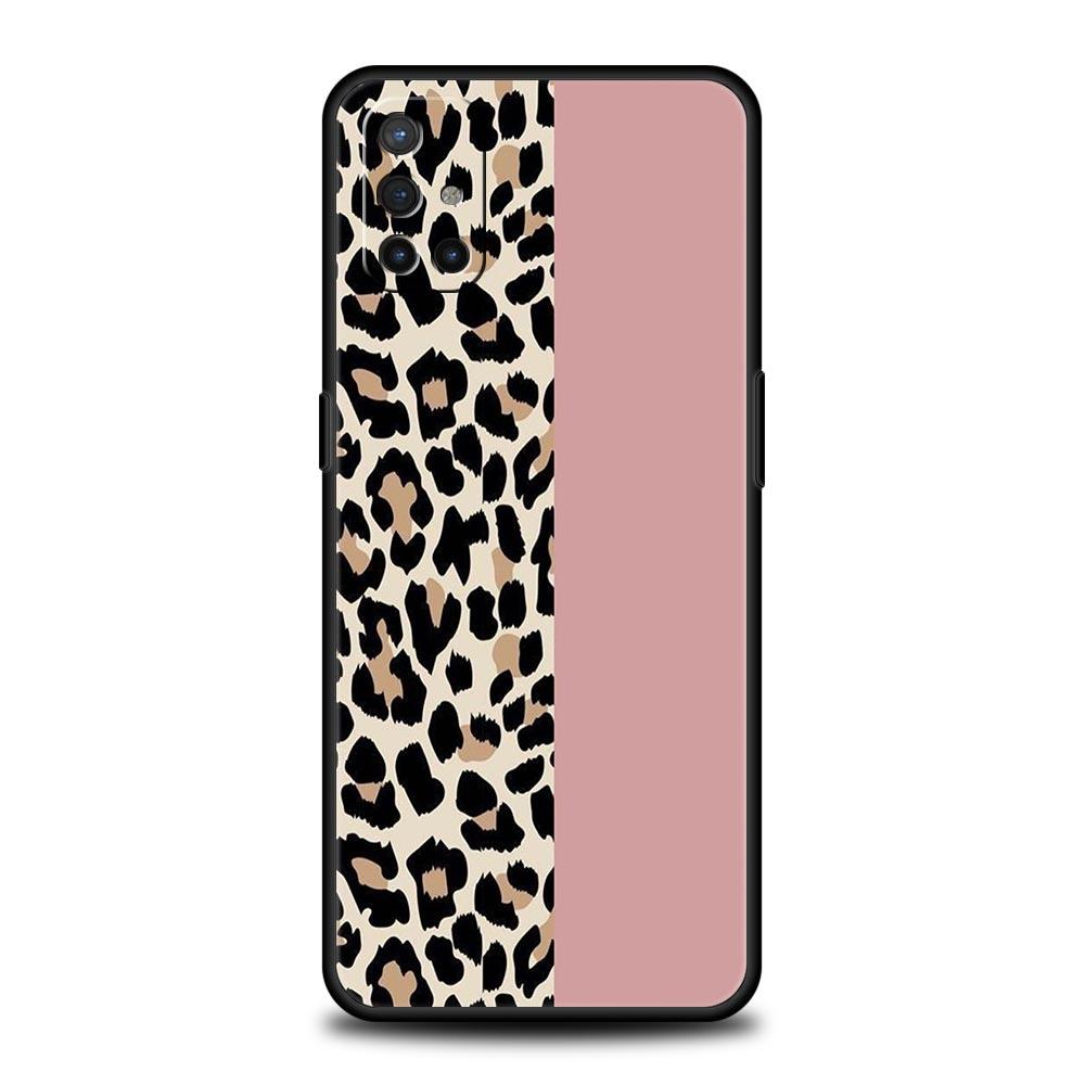 Phone Case For OnePlus 12 11 10 9 Pro 9T 12R 10R 9R 9RT 10T 8T 8 7 6T 7T Nord 2T CE 2 5G N200 N10 Cover Leopard Cheetah Print