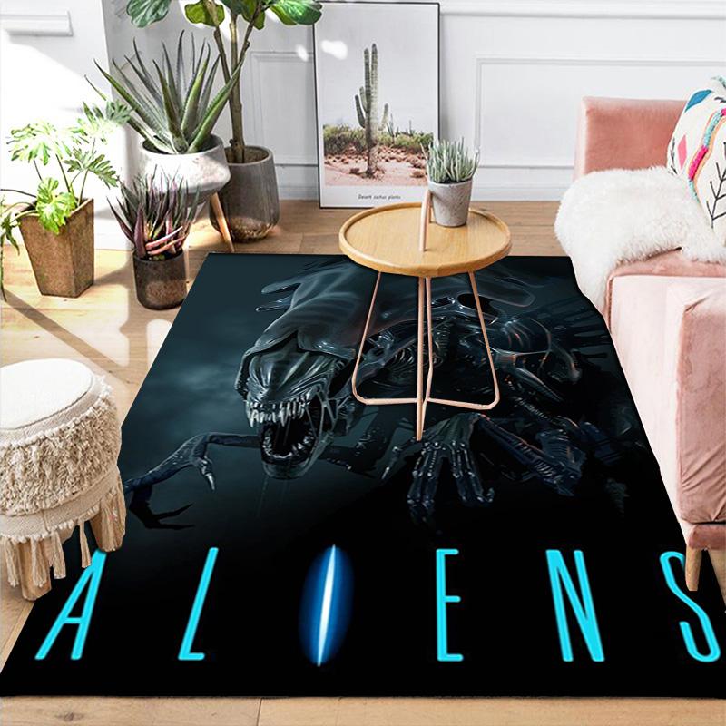 Alien Rug Floor Mat for Living Room or Bedroom Soft and Comfortable Carpet a Gift for Birthday and Holiday.SFF0917496