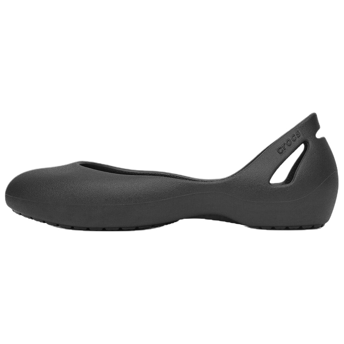 

Crocs Модные и простые повседневные туфли 2 см Женские Черные 36-37 чёрный