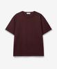 Tienjiti Layered Roll-Up Cropped T-Shirt (Burgundy) Tnts6E217D2