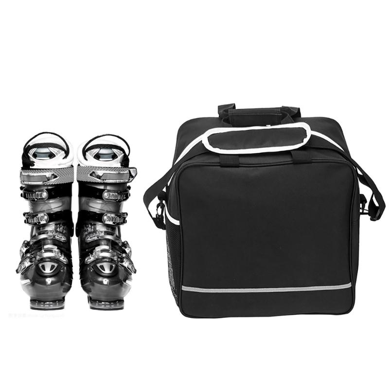 Two-Piece Snowboard and Boot Bag Ski Gear Bag & Ski Boot Bag Combo Large Capacity Waterproof Ski Travel Bag Durable