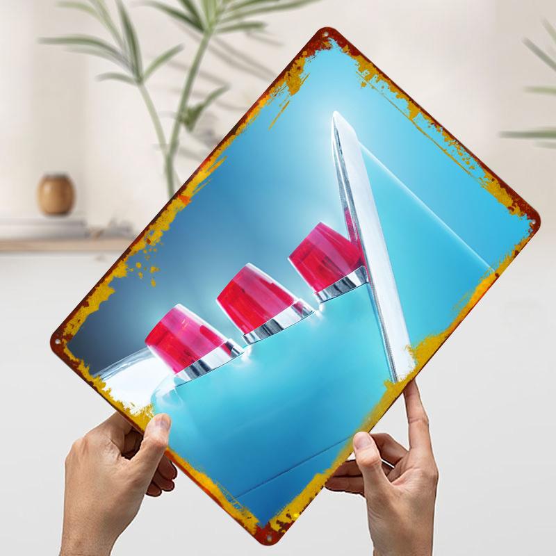 

1959 Adventurer Tail Fin Metal Poster Customized Wall Art Retro Vintage Tinplate Signs for Man Cave Gamer Room Decoration Decor 7.9x11.8In(20x30cm)