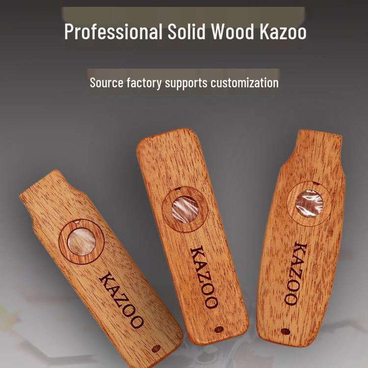 Profesionální dřevěné kazoo pro kytarový doprovod