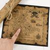 Mappa del Mar dei Caraibi Avventura Pirata Classica Vintage Vecchia Mappa del Mondo del Tesoro Decorazioni per Festa di Halloween Pirata Forniture Regalo per Bambini