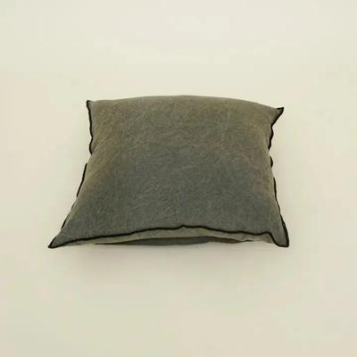 Handmade Cotton & Linen Cushion Cover - Green