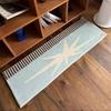 Striped Star Printed Running Blanket, Anti Slip Washable Floor Mat, Bedroom Entrance Soft Floor Mat, Home Decoration