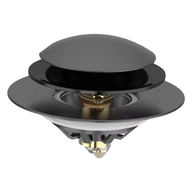 Brass Bathtub Stopper Push Type Bounce Cores Shower Drain Hair Catcher Universals Bath Tub Drain Stoppers Drain Plug