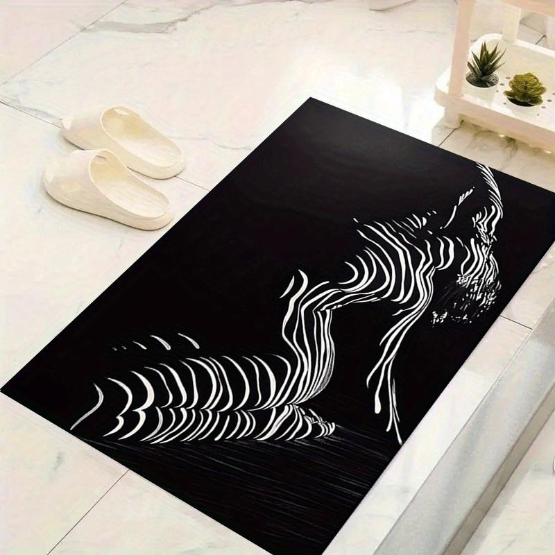 

1pc Elegant Beauty Pattern Area Rug, Anti Slip Non Shedding Stain Resistant Carpet 60cm by 90cm