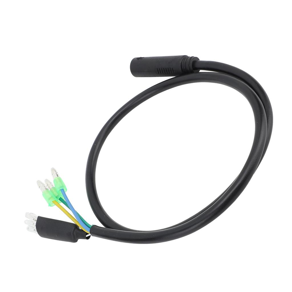Electric Bike Motor Extension Cable M6 Female 9 Pin Waterproof Extension Cable for Front Rear Hub Motor Conversion Kit 66cm