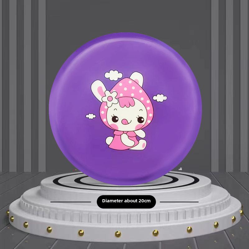 Kid's Soft Frisbee: Safe Outdoor Toy for Parent-Child Fun - Flying Disc for Kindergarten and Primary Students.