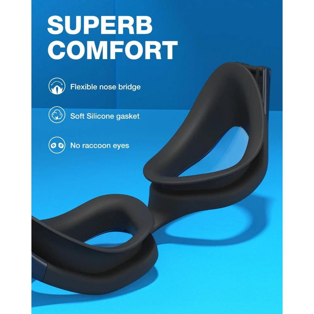 Gogle pływackie Ulepszone G1 Polaryzacyjne Zmniejszające Odbicia Przeciwmgielne dla Mężczyzn i Kobiet Dorosłych