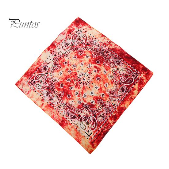 Hip Hop Square Bandana Breathable Cotton Men Women Boys Girls Multi-purpose Summer Handkerchief Printed Sun Protection Hair Scarf Christmas Gift