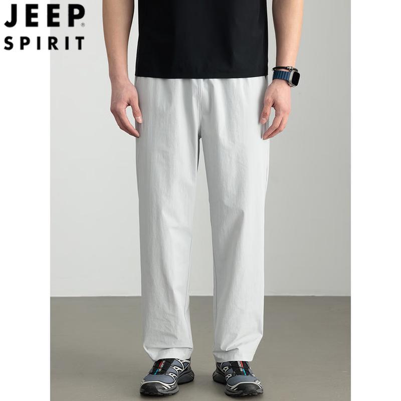 JEEP SPIRIT Men's Straight-Leg Casual Outdoor Pants
