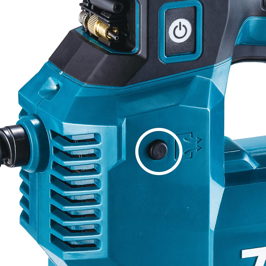 Makita MP181DZ Cordless Tire Inflator/Air Pump 18V, Digital Display, Body Only (Battery, Charger Sold Separately)