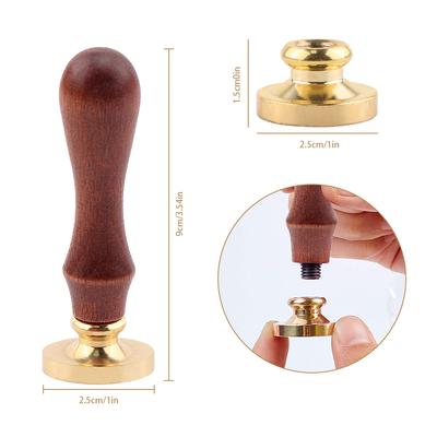 Pieczęć woskowa z motywem smoka z drewnianym uchwytem, mosiężna główka z motywem pszczoły i gołębia, wymienna, do dekoracji zeszytu, koperty, kart zaproszeń