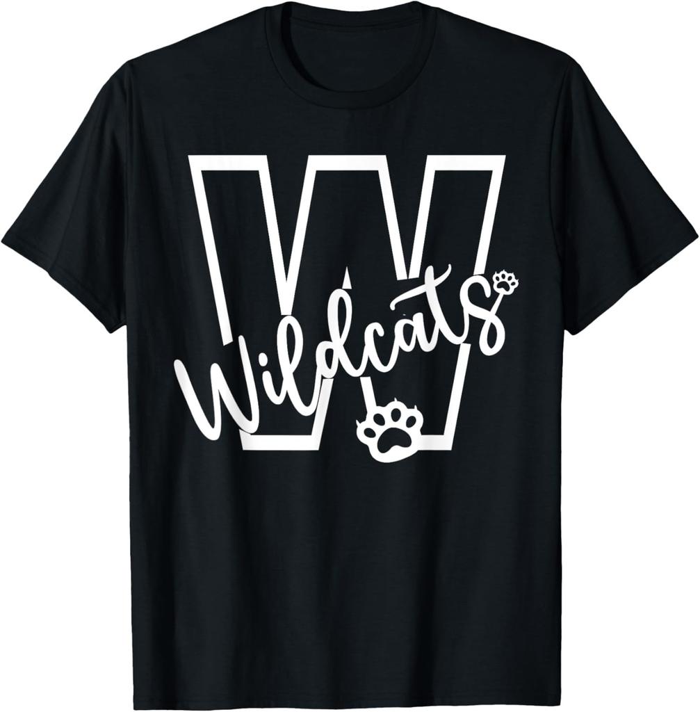 Cool Wildcats Game Day School Teacher Family Support Unisex T-Shirt
