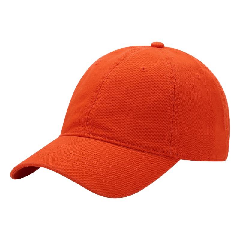 Washed premium baseball cap combed cotton women's deep top big brim cap trendy casual sunscreen hat